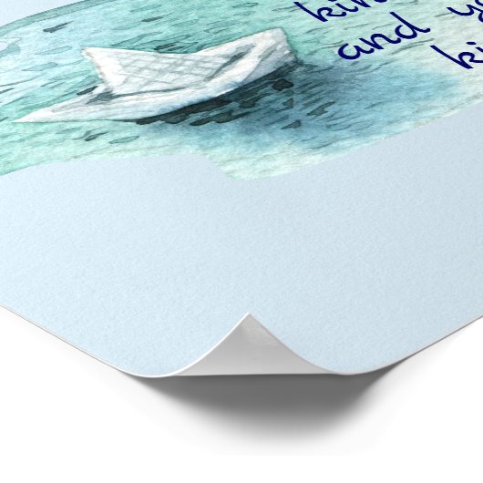 Woordenprijsopgave met papiertas poster (Hoek)