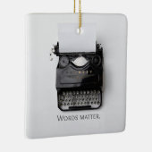 Woordenschrijfmachine Keramisch Ornament (Rechts)