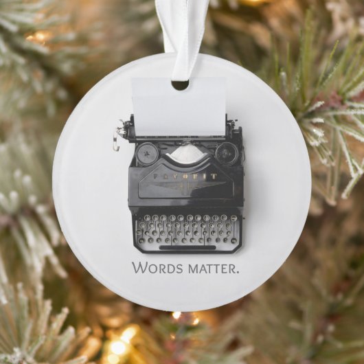 Woordenschrijfmachine Ornament (Boom)