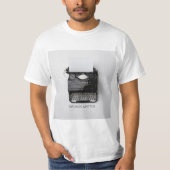 Woordenschrijfmachine T-shirt (Voorkant)