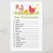 Woordenspel met kippen Baby (Voorkant)