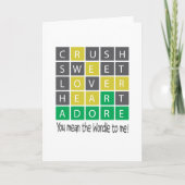 woordgebruik kaart (Voorkant)