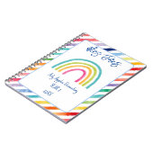 woordkunst appel dank je leraar notitieboek (Linkerzijde)