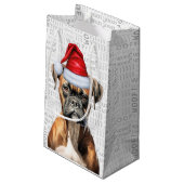 Woordkunst met kerstfeestdag in Boxer Klein Cadeauzakje (Achterkant Gekanteld)