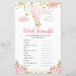 Woordroomroze Warmluchtballondieren