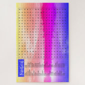 Woordspel met een eigen thema legpuzzel (Verticaal)