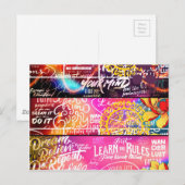 woordspeling briefkaart (Voorkant / Achterkant)