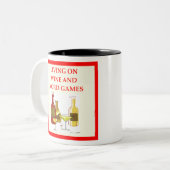 woordspelletjes tweekleurige koffiemok (Voorkant links)