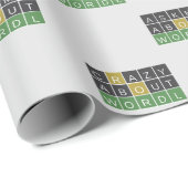 Woordverpakkingspapier Cadeaupapier (Rol Hoek)