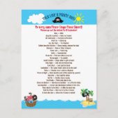 woordvoerders spreken als een piraatdag feestdagenkaart (Voorkant)