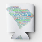 Woordwolk in South Carolina Blikjeskoeler (Achterkant)