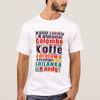 Woordwolk in Sri Lanka City T-shirt