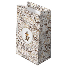 Woordwolk koffie labels met logo cadeau klein cadeauzakje
