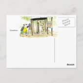 woordzoeker puzzel-postkaart briefkaart (Achterkant)