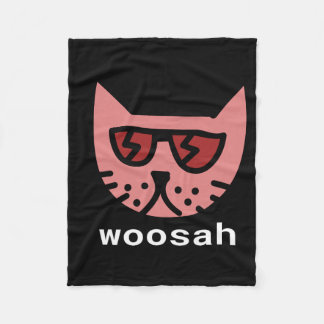 Woosah Calm Yoga Uitademende T-shirt _4  Fleece Deken