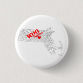 WOOSamen Pin Ronde Button 3,2 Cm (Voorkant)