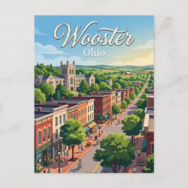 Wooster, Ohio Briefkaart
