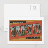 Wooster, OhioLarge Letter ScenesWooster, OH Briefkaart (Voorkant / Achterkant)