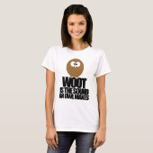 WOOT is het geluid dat een uil maakt. T-shirt (Voorkant volledig)