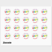 Woot! Ronde Sticker (Vel)