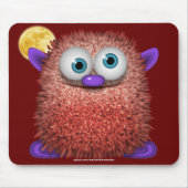 Woozle de Schattigee Wuzzy Butt & Moon, Kinder Mou Muismat (Voorkant)