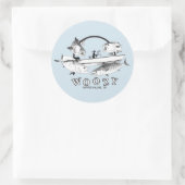 Woozy Seacraft Inshore Grand Slam Ronde Sticker (Tas)