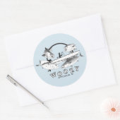 Woozy Seacraft Inshore Grand Slam Ronde Sticker (Envelop)