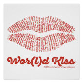 Wor(l)d Kiss Poster (Voorkant)