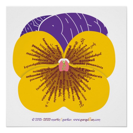 Wor(l)d Pansy Poster (Voorkant)