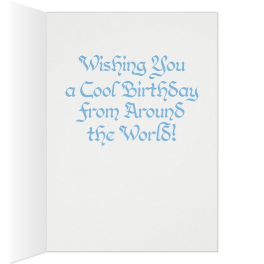 Wor(l)d Snowman Card (Binnen (Rechts))