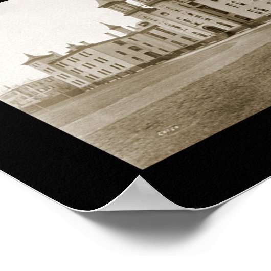 Worcester Academy MA Foto 1910 Poster (Hoek)