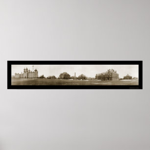 Worcester Academy MA Foto 1910 Poster