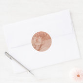 Worcester Art Museum - Seal Design Ronde Sticker (Envelop)