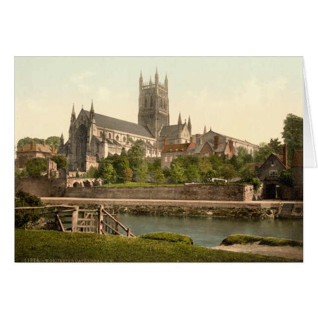 Worcester Cathedral II, Worcestershire, Engeland (Voorkant Horizontaal)