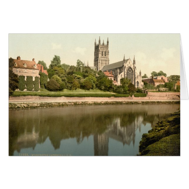 Worcester Cathedral, Worcestershire, Engeland (Voorkant Horizontaal)