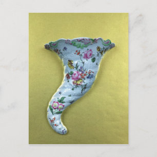 Worcester cornucopia wall pack, c.1760 briefkaart