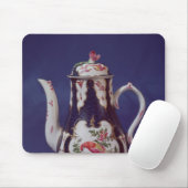 Worcester koffiepot, versierd met vogels muismat (Met muis)