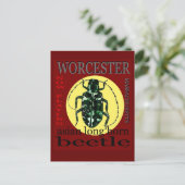 Worcester Long Horned kever Briefkaart (Staand voorkant)