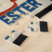 Worcester Massachusetts Apple - Vintage Travel Legpuzzel (Zijkant)