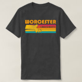 Worcester Massachusetts  Distress Souveni T-shirt (Design voorkant)