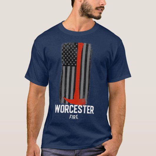 Worcester Massachusetts Fire Department Duty T-shirt (Voorkant)