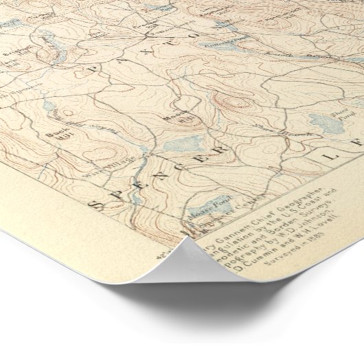 Worcester, Massachusetts Poster (Hoek)