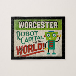 Worcester Massachusetts Robot - Funny  Legpuzzel