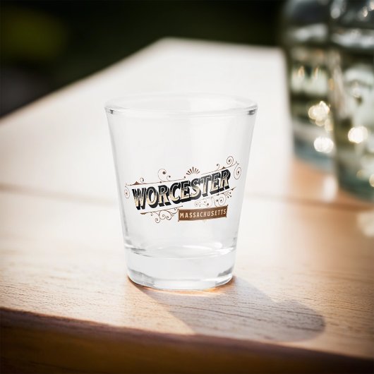 Worcester, Massachusetts Shot Glas