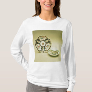 Worcester porseleinen plaat met blauwe decoratie t-shirt