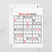 worcesterdoku briefkaart (Voorkant / Achterkant)