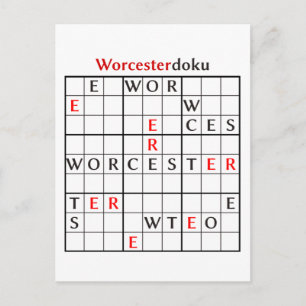 worcesterdoku briefkaart