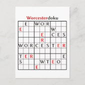 worcesterdoku briefkaart (Voorkant)