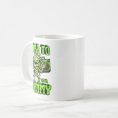 Word aan je mummie Grappig Schattige Halloween kos Koffiemok (Voorkant links)