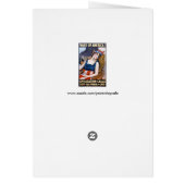 Word Amerika wakker! Patriottische Freedom Art (Achterkant)